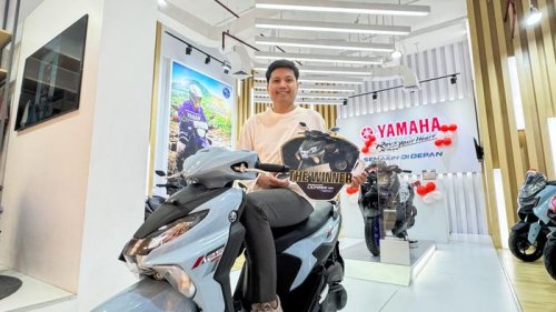 Kesetiaan Aditya Diganjar Yamaha Gear Ultima Gratis, 16 Tahun Sabar Tunggangi Mio Sporty