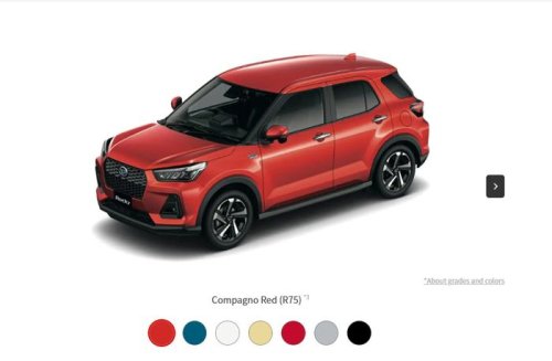 Daihatsu Rocky, Daihatsu, Manis Juga Pilihan Warna Daihatsu Rocky e-Smart Hybrid di Jepang