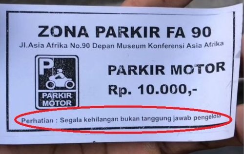 Awas Ditipu Klausul Haram, Konsumen Punya Hak Ini Saat Titip Kendaraan di Parkiran Resmi