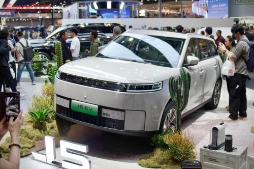Jaecoo, Perdana Di Dunia, JAECOO J5 EV Tampil Dalam Auto Shanghai 2025