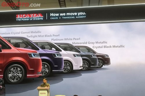 Honda, Honda e, Ini Pilihan Warna Honda Step WGN e:HEV, Baru Meluncur di GIIAS 2025
