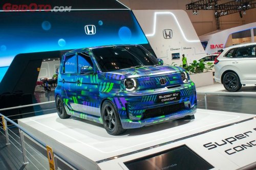 Honda, Baru Nongol di GIIAS 2025, Versi Produksi Honda Super EV Sudah Ada Lho