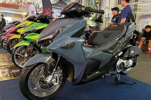 Yamaha, Modifikasi Yamaha Aerox Turbo, Versi Terakhir Pakai Kaki Ala Moge