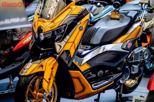Modifikasi Yamaha NMAX Neo, Berubah Robot Bumblebee Versi Motor