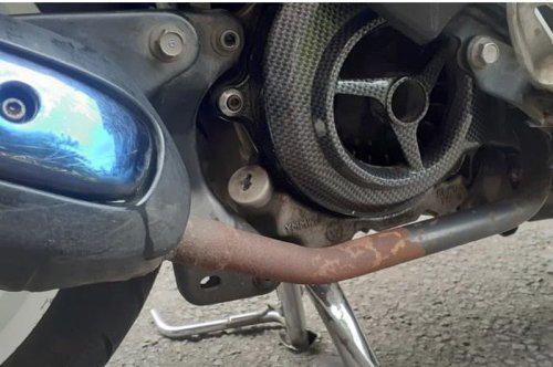 Baru Tahu, Ternyata Knalpot Motor Matic Rawan Bocor Kalau Masangnya Begini