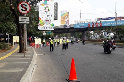 Catat, Beberapa Jalan Utama di Jakarta Steril Dari Semua Jenis Kendaraan di Tanggal Ini