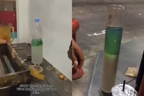 Tak Bisa Menyatu, Ini Alasan Pertalite Berada di Atas Air Ketika Bercampur