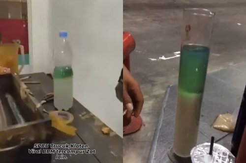 Tak Bisa Menyatu, Ini Alasan Pertalite Berada di Atas Air Ketika Bercampur