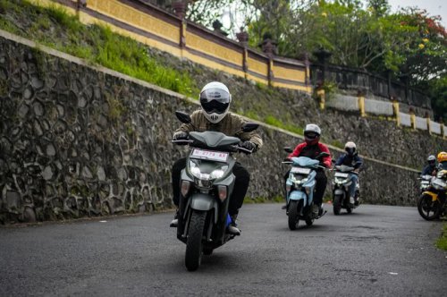 Yamaha Gear Ultima Dipakai Touring Nanjak-nanjak, Konsumsi BBM Seboros Apa?