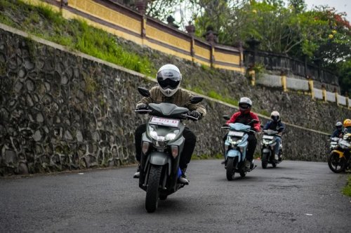 Yamaha, Touring, Yamaha Gear Ultima Dipakai Touring Nanjak-nanjak, Konsumsi BBM Seboros Apa?