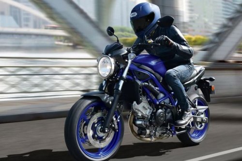 Suzuki , Suzuki Munculkan Sportbike Baru Bermesin V-Twin, Desain Mirip Motor 2000-an