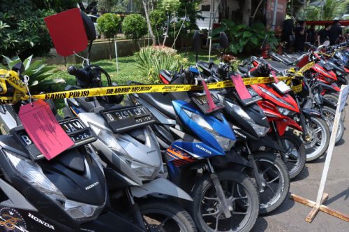 Kasus Curanmor Dibongkar Polres Jakbar, DIdominasi Motor Honda