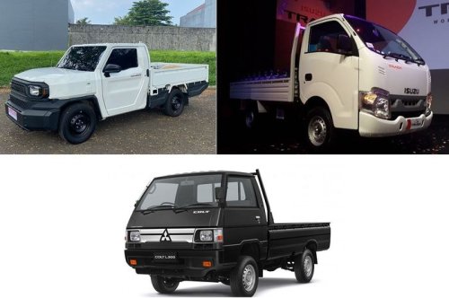 Toyota, Isuzu, Mitsubishi, Perang Pikap Flat Deck, Segini Beda Ukuran Bak Toyota Hilux Rangga Vs Isuzu Traga dan Mitsubishi L300