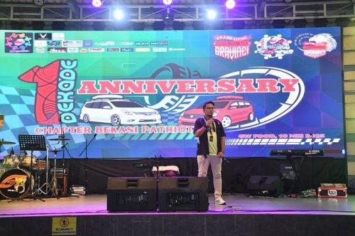 Nissan, Glamor, Perayaan 10 Tahun Gravinci Chapter Bekasi Patriot Berhadiah Satu Unit Nissan Livina L10