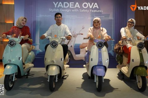 Jalin Kerjasama dengan Adira, Yadea Luncurkan Banyak Warna Baru