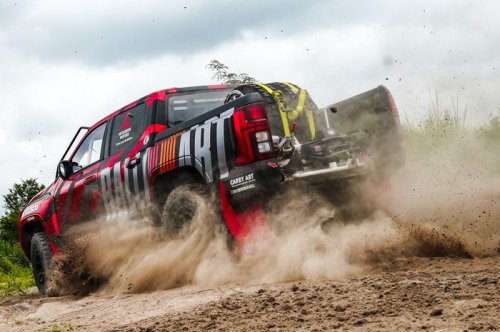 Mitsubishi Triton, Mitsubishi, Bawa Tiga Triton, Tim Mitsubishi Ralliart Siap Libas Asia Cross Country Rally 2025