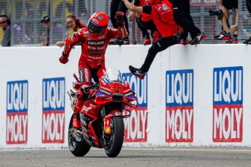 MotoGP, Marc Marquez, Marquez, Menang MotoGP Jerman 2025, Marc Marquez Juga Ikutan Selebrasi Aura Farming Pacu Jalur Indonesia
