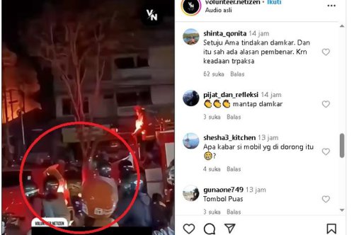 Viral Mobil Damkar Tubruk LCGC Disopiri Emak-emak, Pahami Lagi Aturannya