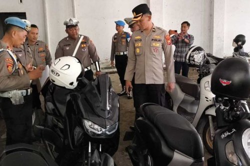 Razia di Bengkulu Sasar Anggota Polisi, Ada yang Keciduk Pakai Knalpot Brong
