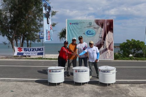 Suzuki , Suzuki Gelar Bersih-bersih Sampah di Belitung, Ratusan Kilo Limbah Dikumpulkan