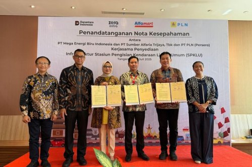 MEBI, PLN dan Alfamart Bikin Kongsi Bangun Infrastruktur Kendaraan Listrik Nasional