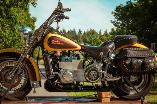 Pensiunkan V-Engine, Modifikasi Mesin Harley-Davidson ini Bikin Pangling
