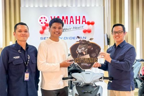 Yamaha, Kesetiaan Aditya Diganjar Yamaha Gear Ultima Gratis, 16 Tahun Sabar Tunggangi Mio Sporty