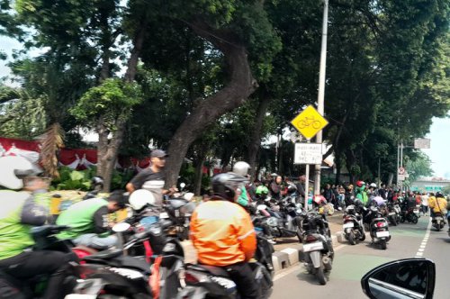 Awas Kena Macet Ada Demo Depan DPR RI, Begini Pantauan Lalu Lintasnya