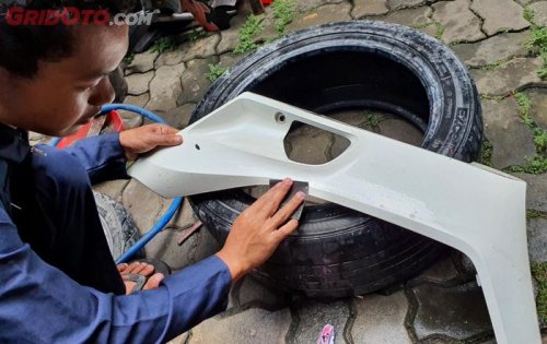 Baru Tahu, Ternyata Begini Cara Mengubah Warna Body Motor Doff Jadi Glossy
