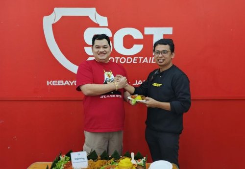 SCT Indonesia Resmikan Outlet SCT Kebayoran Lama, Berikan Layanan Detailing Motor Lengkap