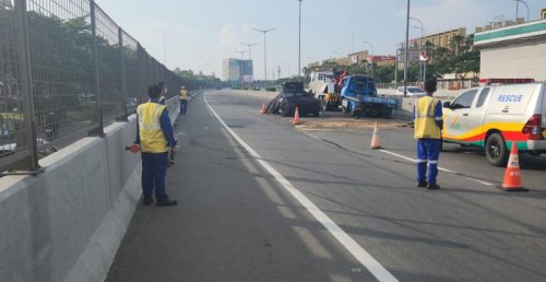 Ferrari, Ferrari Purosangue, Polisi Beberkan Kronologi Ferrari Purosangue Bisa Terbalik Dari Towing