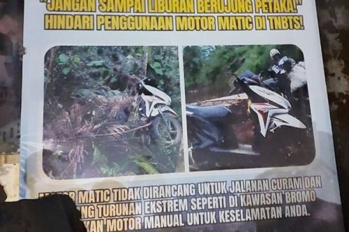 Buntut Usiran Warga, Pemkab Probolinggo Usulkan Regulasi Larangan Motor Matic ke Gunung Bromo