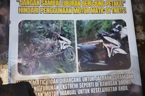 Pemerintah Desa Kelimpungan Atasi Motor Matik ke Bromo, Minta Hal Ini Diperketat