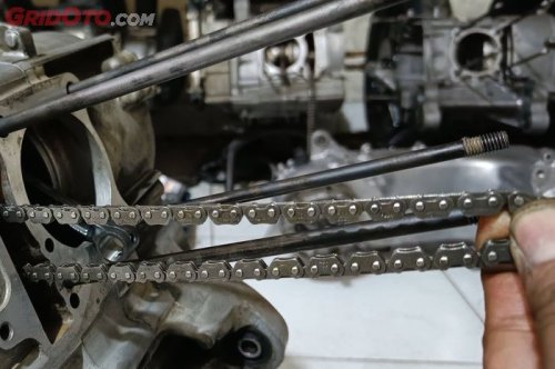 Ternyata Begini Cirinya Rantai Keteng di Motor Bekas Sudah Aus