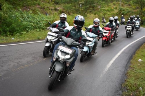 Yamaha, Tes Yamaha Gear Ultima Keliling Bali, Konsumsi BBM Irit Banget