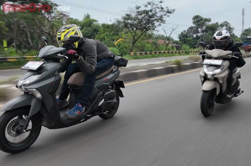Hebat, Satu Tangki Yamaha Gear Ultima 125 Bisa Tempuh Jakarta Tegal