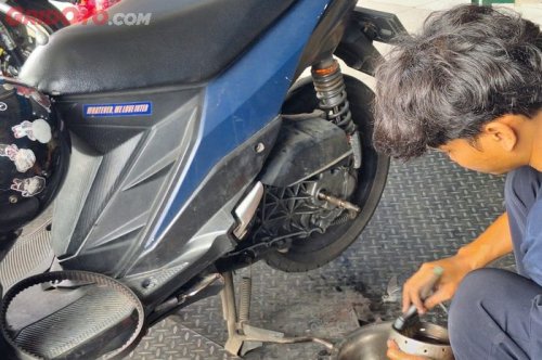 Ini Sebabnya CVT Motor Matic Harus Dikeringkan Pakai Lap Bersih Setelah Diservis