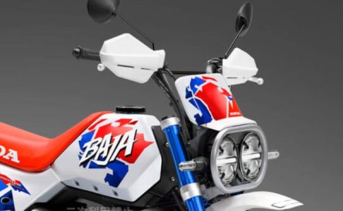 MINI, Honda, Versi Mini XR Baja Dipersiapkan Honda, Pasang Lampu Ikonik, Mesin Imut