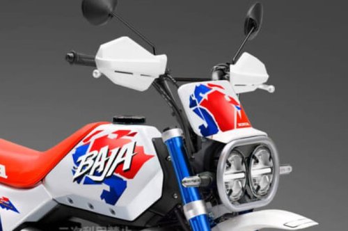 MINI, Honda, Versi Mini XR Baja Dipersiapkan Honda, Pasang Lampu Ikonik, Mesin Imut