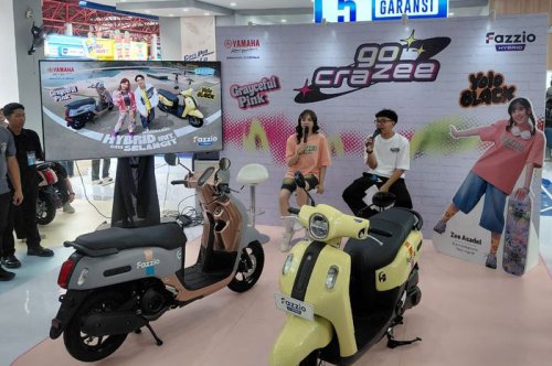 Gaya Buat Ngampus, Harga Yamaha Fazzio Hybrid Warna Baru Dijual Segini