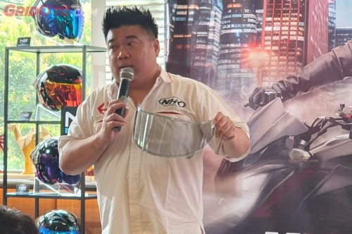 NHK Luncurkan Visor Helm Canggih, Tetap Jernih Saat Hujan dan Kabut