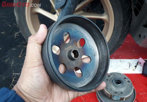 Begini Kondisi Mangkok Kampas Ganda Motor Matic Yang Wajib Ganti Baru
