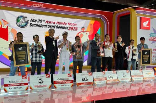 Ini Daftar Mekanik, Service Advisor, dan Bengkel AHASS Terbaik di Indonesia