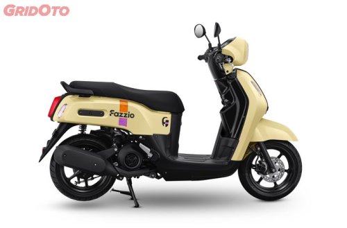 Yamaha, Gaya Buat Ngampus, Harga Yamaha Fazzio Hybrid Warna Baru Dijual Segini