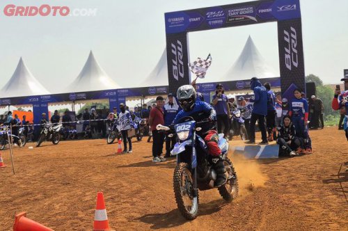 Gelar Event bLU cRU Experience Day Off Road, Yamaha Ajak Masyarakat Coba WR155