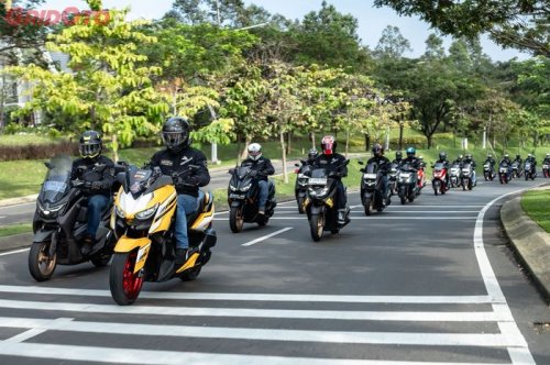 Rayakan 1 Dekade NMAX, Journalist Max Community Eksplorasi Jalur Naringgul