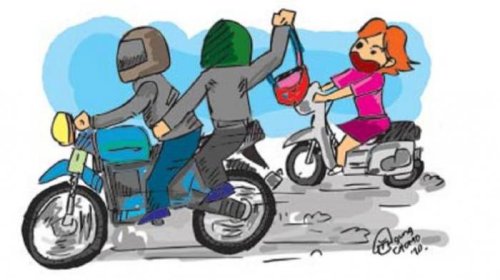 Ponsel Dirampas di Jalan, Wanita Ini Sukses Bikin Jambret Bermotor Tersungkur