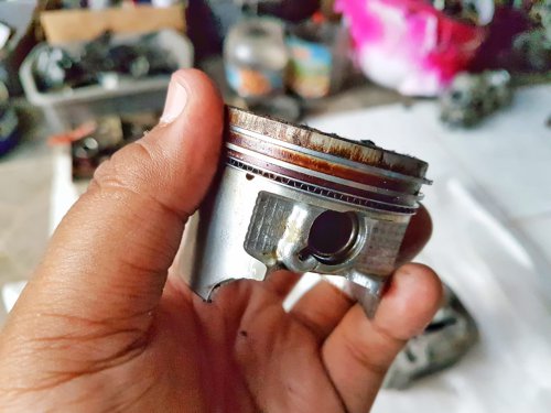 Harus Tahu, Begini Efek Pasang Ring Piston Motor Bekas 4-tak Terbalik