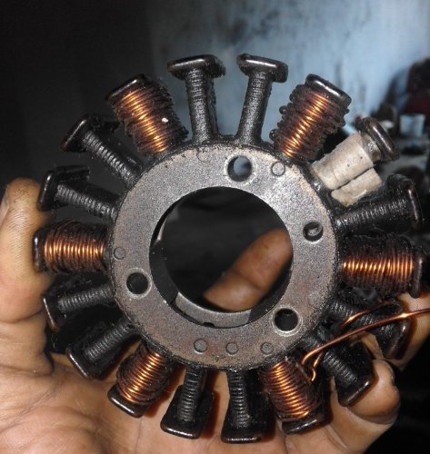 Harus Tahu, Ini Gejala Spul Di Motor Bekas Yang Sudah Gosong