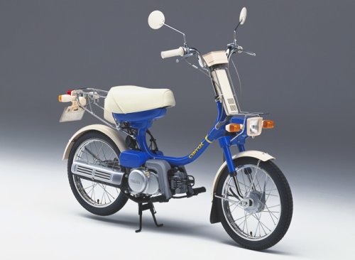 Yamaha Punya Moped 2-Tak Unik, Mesin Cuma 50 Cc Berpenggerak Gardan